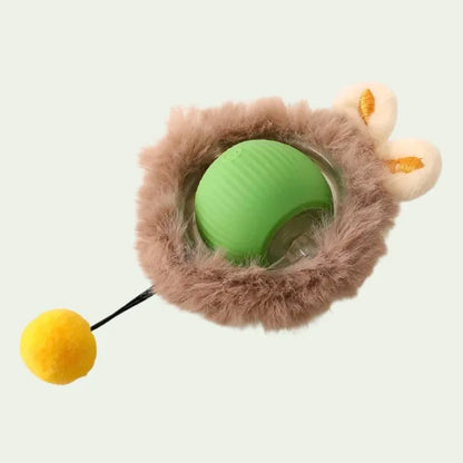 🎁 Smart Automatic Rolling Pet Ball🐱🐶: The Ultimate Self-Moving Christmas Gift! Interactive Indoor Fun & Puppy Energy Burner 🎅